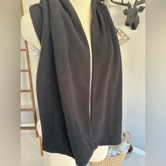 GAP black fleece scarf, unisex - Picture 6 of 11